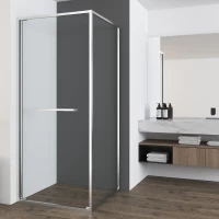 Душевой уголок Vincea Tesi VSRW-7TS9090CL 90x90 см, профиль хром, стекло прозрачное