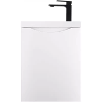 Тумба под раковину Art&Max Liberty Liberty-500-1D-SO-BL-R 50 см R, подвесная, белый глянец