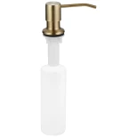 Изображение товара дозатор для жидкого мыла splenka s710.01.03 350 мл, встраиваемый, для кухни, золотой матовый