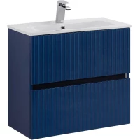 Тумба под раковину Art&Max Torino AM-TORINO-600-2C-SO-SA-P 60 см, подвесная, сапфир матовый