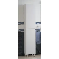 Пенал Corozo Альтаир SD-00000503 напольный L/R, белый глянец