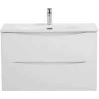 Тумба под раковину BelBagno Marino Bianco Lucido MARINO-CER-MINI-700-2C-SO-BL-P 69,6 см, подвесная, белый глянец