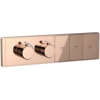 Термостат для ванны Wonzon & Woghand WW-INF163A-RG встраиваемый, розовое золото