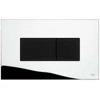 Кнопка смыва OLI Karisma 641019 для инсталляции, хром/черный