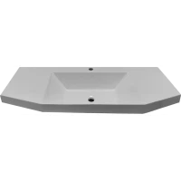 Раковина Misty Слим 5021100 110x44,5 см, накладная, белый