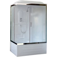 Душевая кабина 100x80x217 см Royal Bath RB8100BP1-M-CH-R матовое