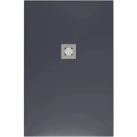 Душевой поддон Allen Brau Priority 8.31006-AM 120x80 см, из литьевого мрамора, прямоугольный, антрацит матовый