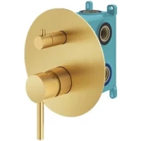 Смеситель для ванны Plumberia Selection IXO KIT1901OB встраиваемый, золотой матовый