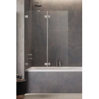 Шторка для ванны Radaway Essenza Pro Brushed Nickel PND II 110 Left 10102110-91-01L прозрачное