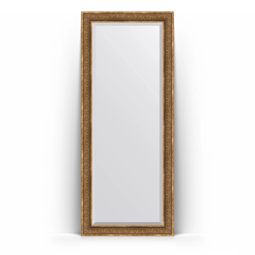 Зеркало напольное 84x204 см вензель бронзовый Evoform Exclusive Floor BY 6131 зеркало напольное 114x204 см вензель бронзовый evoform exclusive floor by 6171