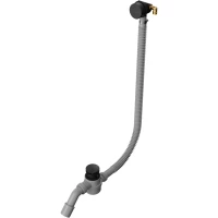 Слив-перелив для ванны Whitecross Fill D1102BL автомат с наполнением, черный матовый