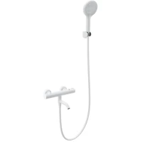 Термостат для ванны Wonzon & Woghand Inn 3 WW-B2065-A1-MW с душевым гарнитуром, белый матовый