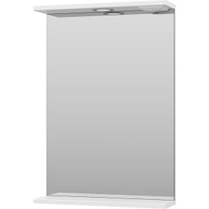 Изображение товара зеркало misty енисей э-ени02050-011 50x72 см, с подсветкой, выключателем, белый глянец/белый матовый