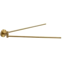 Полотенцедержатель Cezares Relax RELAX-THD-S-BORO 40,8 см, поворотный, двойной, золотой матовый