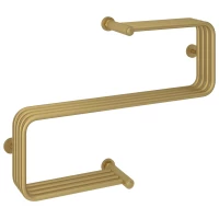 Полотенцесушитель водяной 500x700 золотой матовый Сунержа Фабула 032-0125-5070