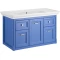 Комплект мебели синий матовый 105,8 см ASB-Woodline Толедо - 7
