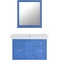 Комплект мебели синий матовый 105,8 см ASB-Woodline Толедо - 4