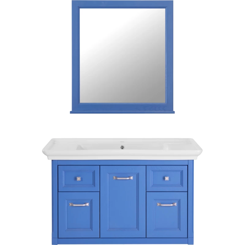 Комплект мебели синий матовый 105,8 см ASB-Woodline Толедо