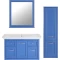 Комплект мебели синий матовый 105,8 см ASB-Woodline Толедо - 2