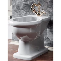 Биде напольное без ободка Tiffany World Bristol TWBR06-1bi*1