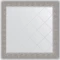Зеркало 106x106 см чеканка серебряная Evoform Exclusive-G BY 4453 - 1