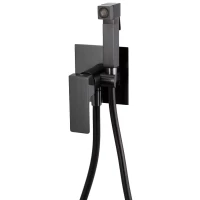 Гигиенический душ Remer Absolute AU65CFP со смесителем, черный хром матовый