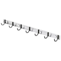 Планка с крючками Clever Urban2 99484 для ванны, хром