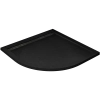 Душевой поддон из литьевого мрамора 90x90 см Cezares TRAY-AS-R-90-30-NERO