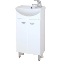Тумба с раковиной белый глянец 41 см Onika Азов 104001 + 1WH110254