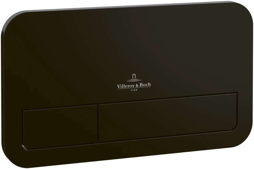 Кнопка смыва Villeroy & Boch ViConnect 200S 922490AN для инсталляции, черный матовый