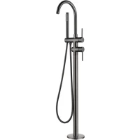 Смеситель напольный для ванны Grocenberg GB900BG графит