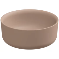 Раковина-чаша GSG Hit HILAVRO42032 42x42 см, накладная, бежевый матовый