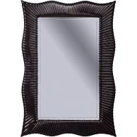 Зеркало Armadi Art Soho 558 70x100 см, с LED-подсветкой, черный глянец