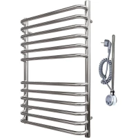 Полотенцесушитель электрический Point Нептун Премиум П12 PN09158SE 800x532, ТЭН левый/правый, хром