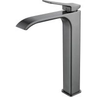 Смеситель для раковины Shevanik S4011T оружейная сталь