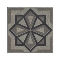 Декор Касабланка серый матовый 9,8x9,8