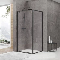 Душевой уголок 90x90 см Black & White Stellar Wind S877 BC 8779090 прозрачное