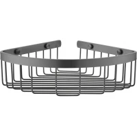 Полка для ванной Grocenberg AC0091BG 21x21 см, угловая, графит
