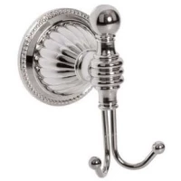 Крючок Boheme Hermitage 10385 двойной, для ванны, хром