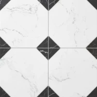 Керамогранит 17323 Pembrook Black Pre-cut 45x45