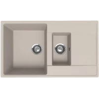 Кухонная мойка Ulgran Prima 860 1,5K-02 86x50 см, лен