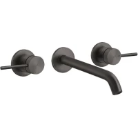 Смеситель для раковины Gessi Gessi316 54394#707 встраиваемый, без донного клапана, черный хром матовый