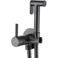 Гигиенический душ AQG Taus 34TAU0010520 со смесителем, черный матовый