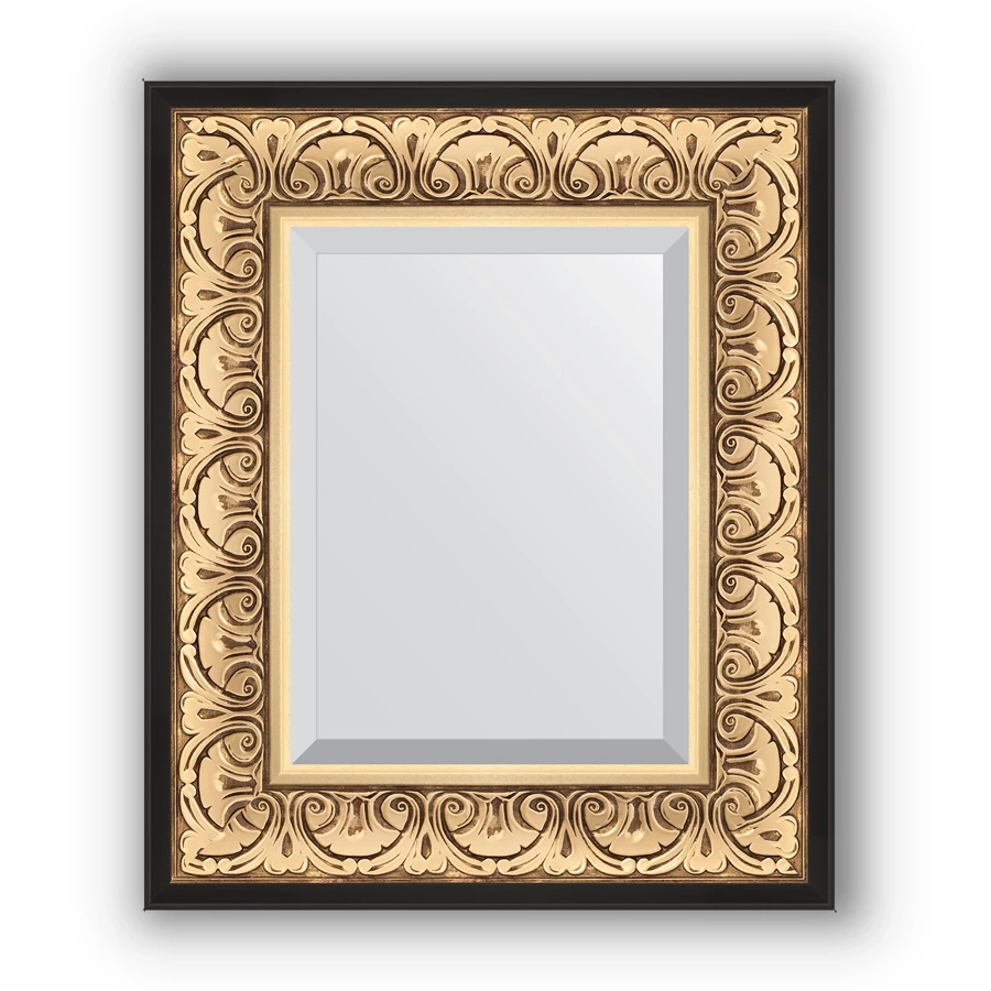 Зеркало 50x60 см барокко золото Evoform Exclusive BY 1373 зеркало 50x60 см evoform standard by 0209