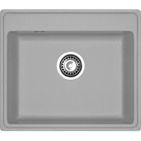 Кухонная мойка GranFest Vertex 580 58x50 см, серый