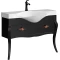 Комплект мебели черный матовый 114,1 см Clarberg Borgia BOR0111BLK + Brw.11.04.D + BOR0210BLK - 6