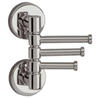 Крючок Merida Hotel MHW15 тройной, поворотный, для ванны, хром