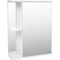 Зеркальный шкаф 55x70 см белый R Viant Париж VPAR55-ZSHR