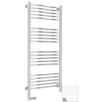 Полотенцесушитель электрический 1200x500 белый глянец МЭМ левый Сунержа Флюид 2.0 12-5220-1250