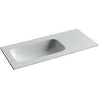 Раковина Ceramicanova Grace CN7014wx 101x45,7 см L, накладная, белый